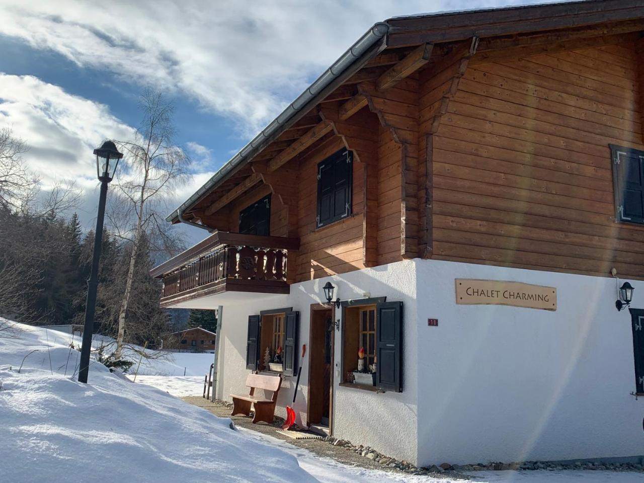 Chalet Charming Grächen Kültér fotó